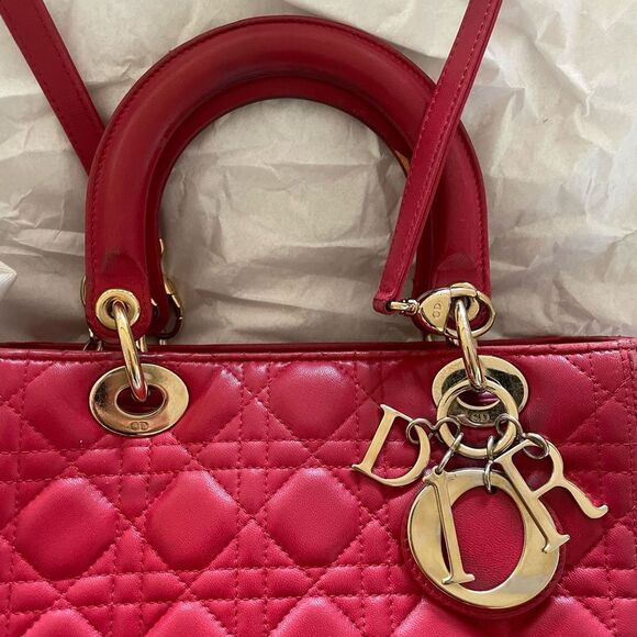 Red lady DIOR bag - Picture 9 of 16